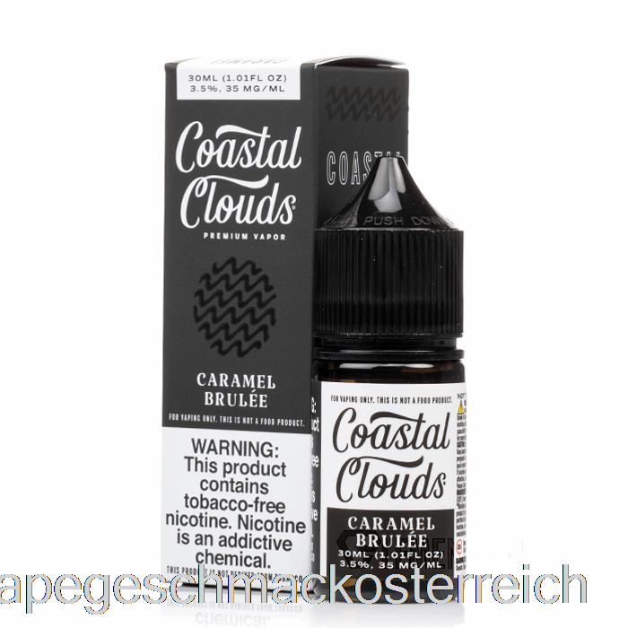 Karamell-Brûlée-Salz – Coastal Clouds Co. - 30 Ml 50 Mg Vape-Geschmack